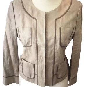 2 piece SET Jcrew Womens Conference jacket & Skirt SET linen